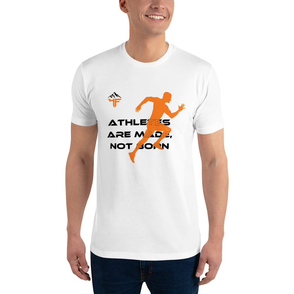 Athletes are Made - White