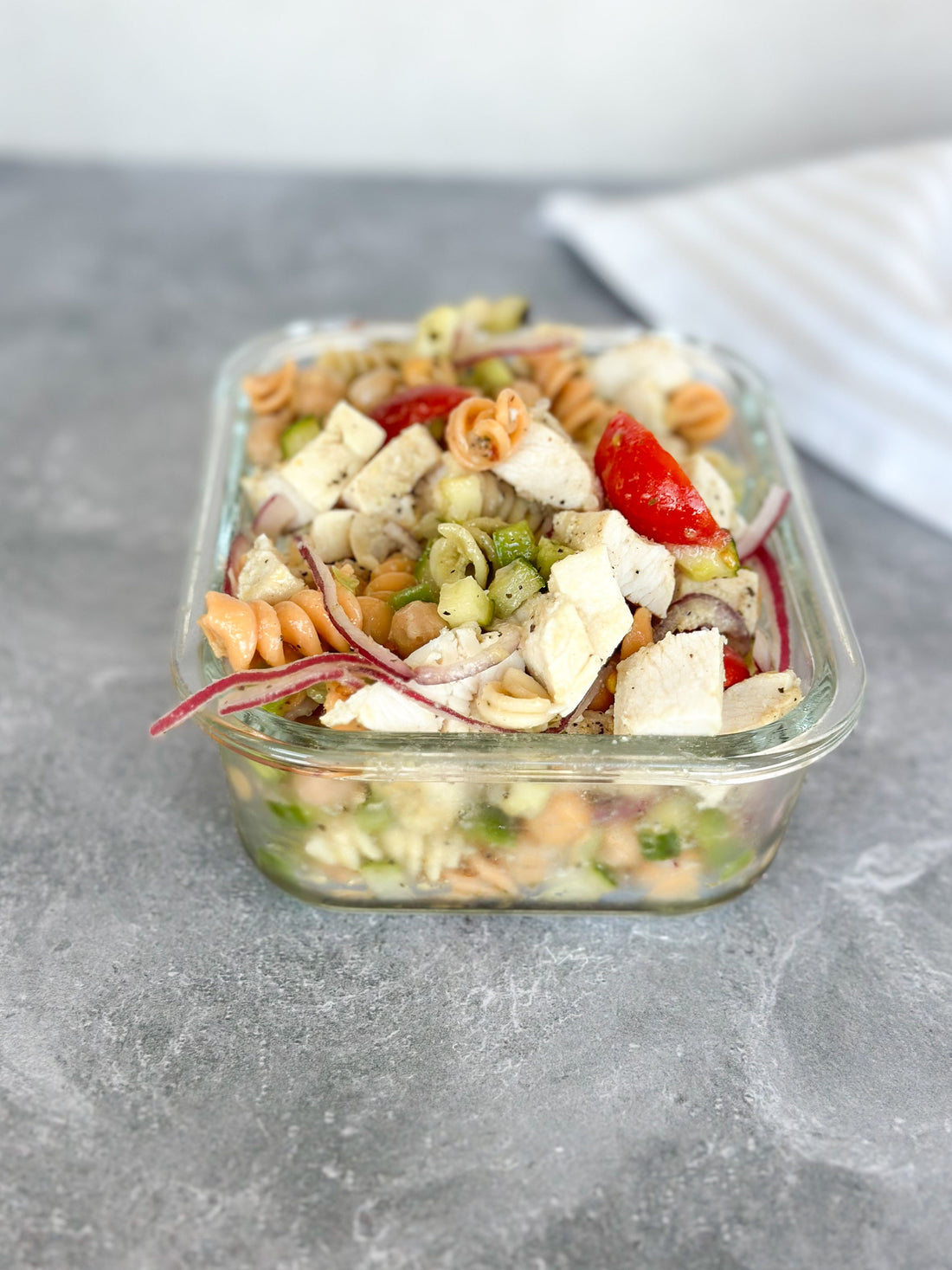 Dijon Chicken Pasta Salad